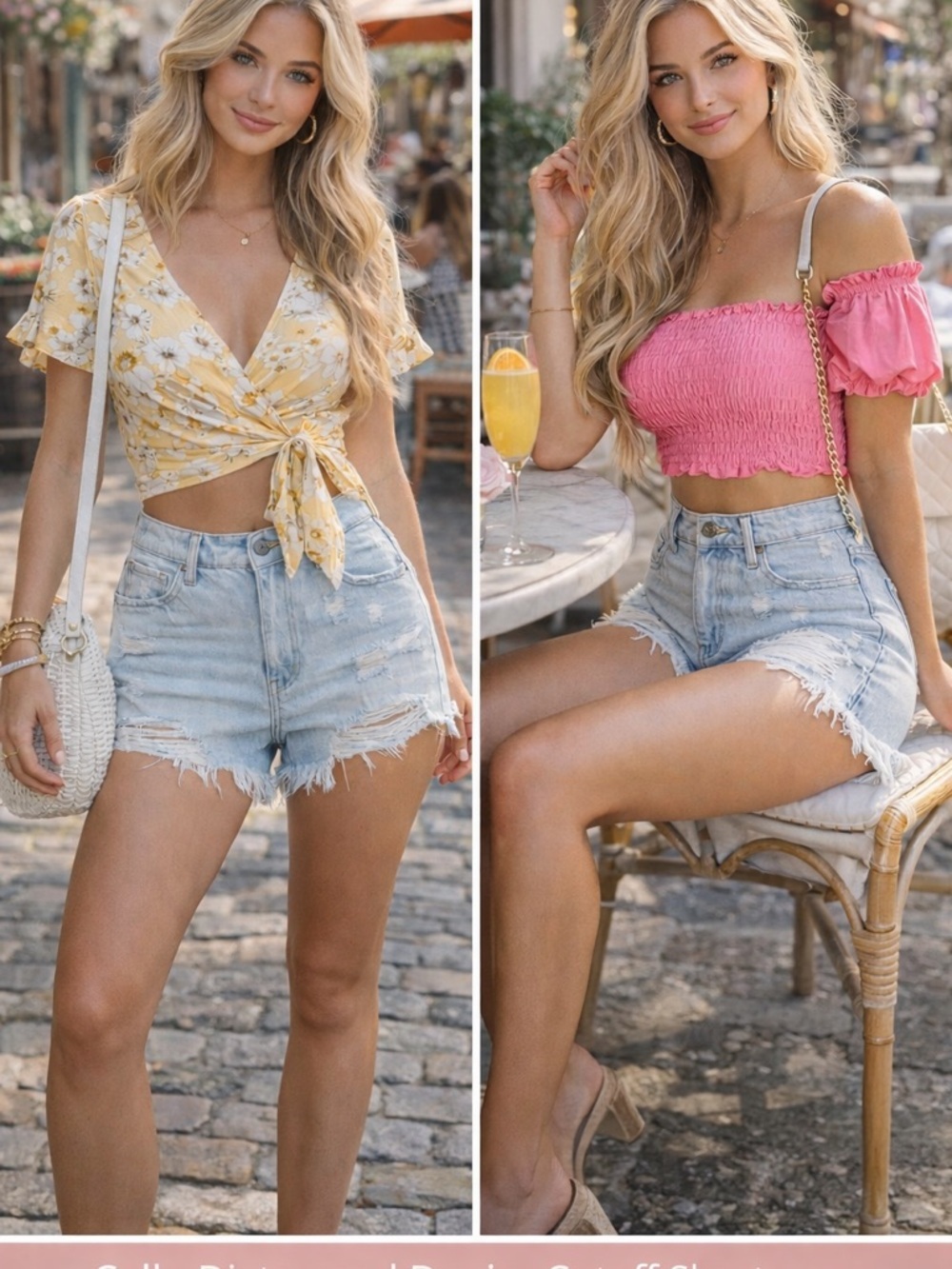 Cello Distressed Denim Cutoff Shorts